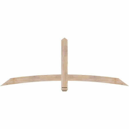 Ekena Millwork Bellingham Smooth Timber Gable Bracket, Douglas Fir, 72"W x 27"H x 1 1/2"D x 3 1/2"F, 9/12 Pitch GBW072X27X0204BEL00SDF